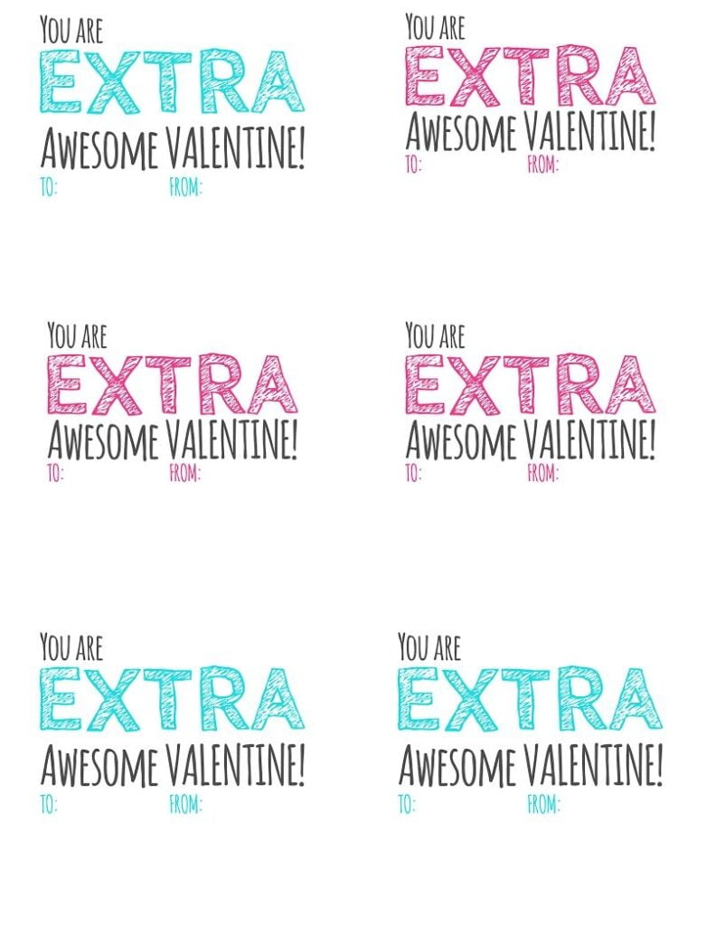 Extra Gum Valentine Printable Free Printable Templates