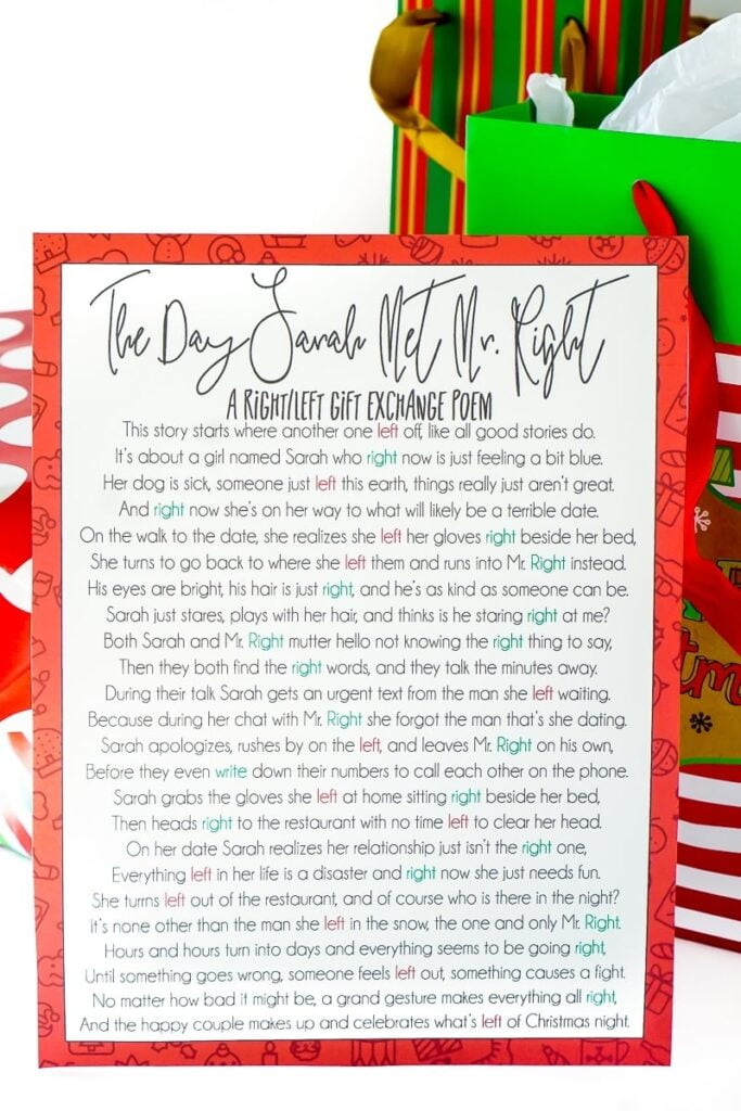 Printable Christmas Orange Story Free Printable Templates