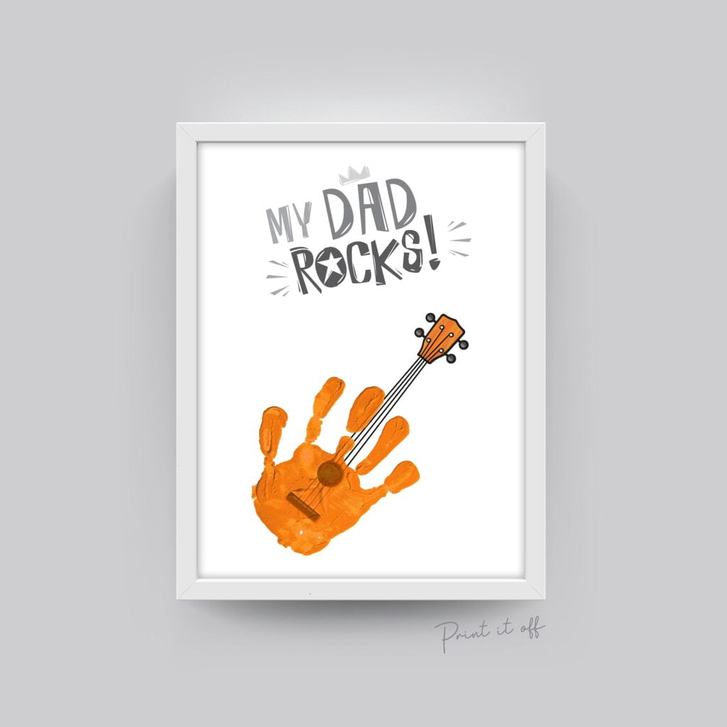 My Dad Rocks Printable Free Printable Templates