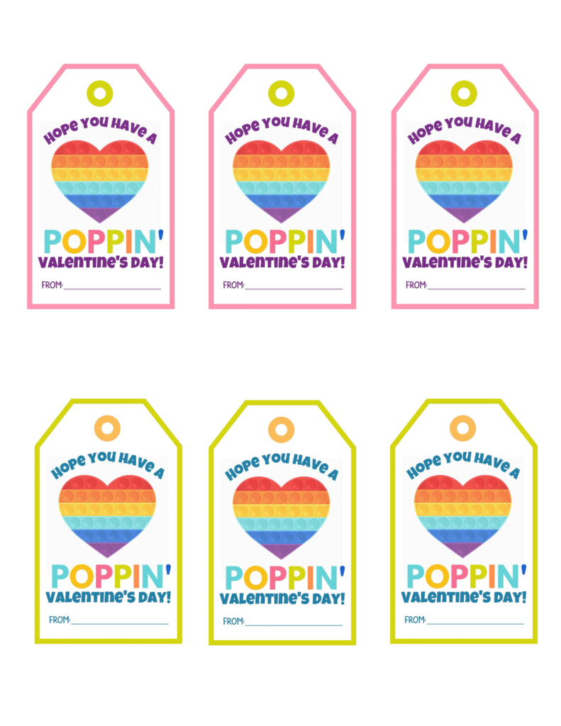 Poppin Valentine s Day Printable Free Printable Templates