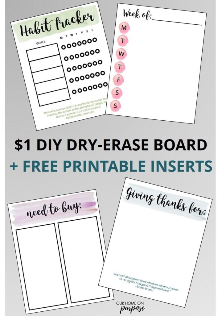 Printable Dry Erase Paper