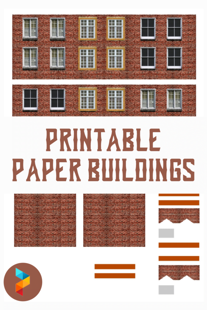 10 Best Free Printable Paper Buildings Paper Models House Free Paper Models Paper House Template