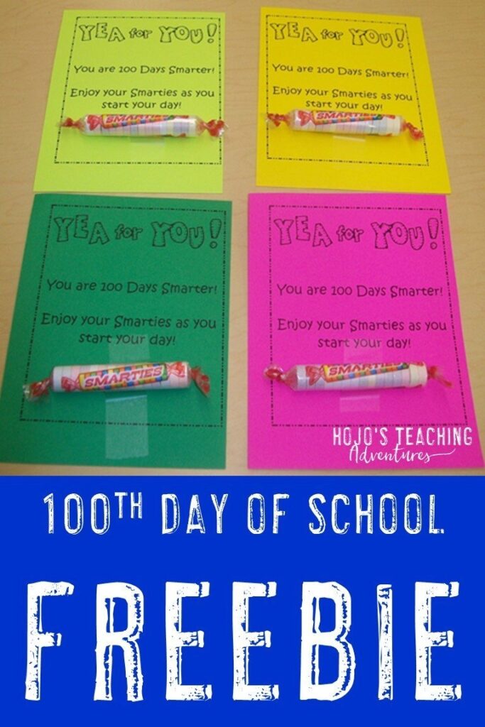 100 Days Smarter FREE Download For The Classroom Hojo s Teaching