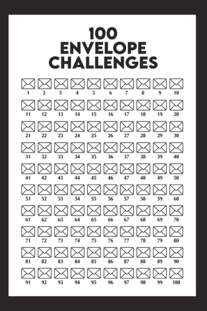 100 Envelope Challenge Printable