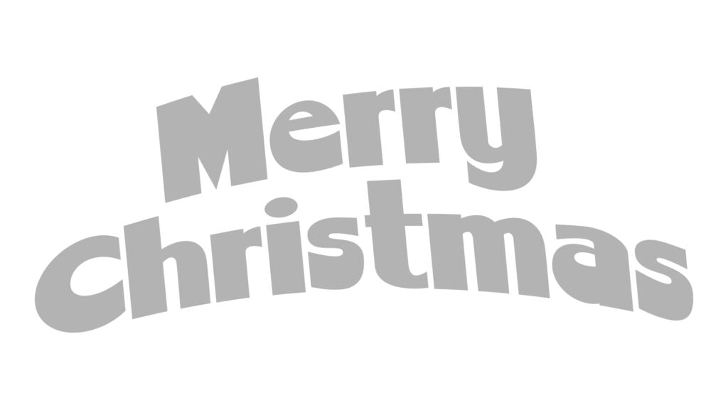 Merry Christmas Stencil Printable