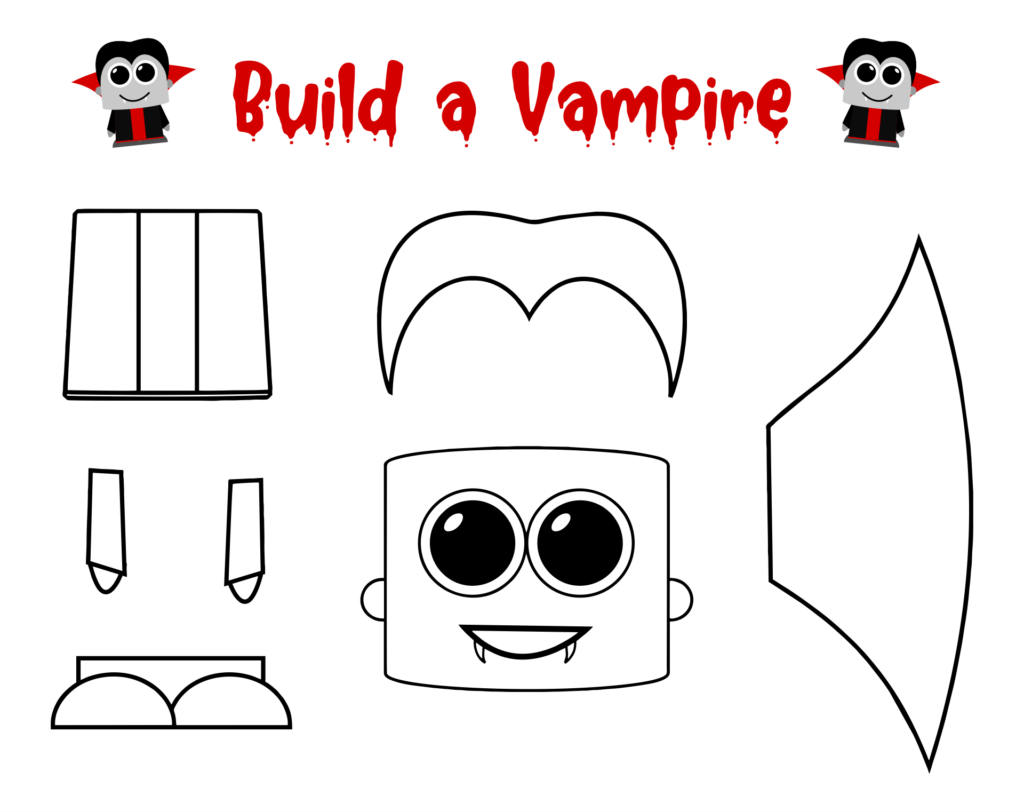 Build A Vampire Printable