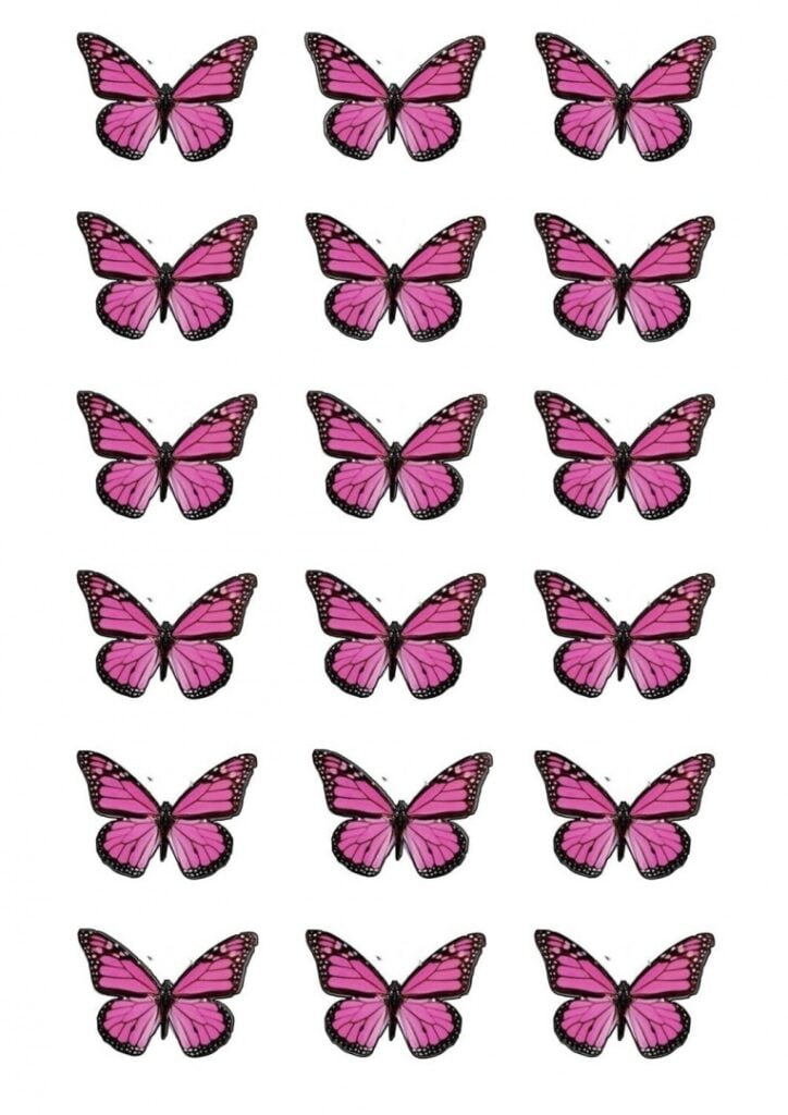18 Pink Monach Edible Butterfly Cake Topper Decorations By Topped Off FREE UK SHIPPING By Topped Off Shop Online For Kitchen In Germany