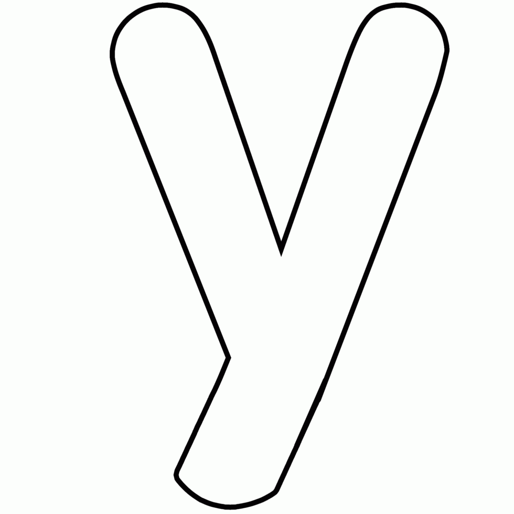 4 Best Images Of Printable Alphabet Letter Y Free Printable Coloring Home