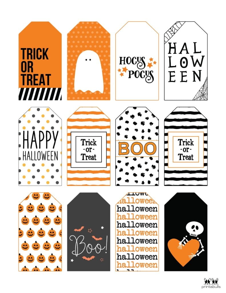 Halloween Gift Tag Printables
