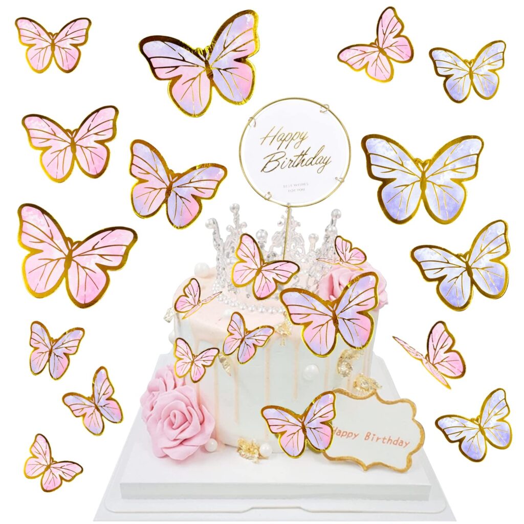 Butterfly Cake Toppers Printable