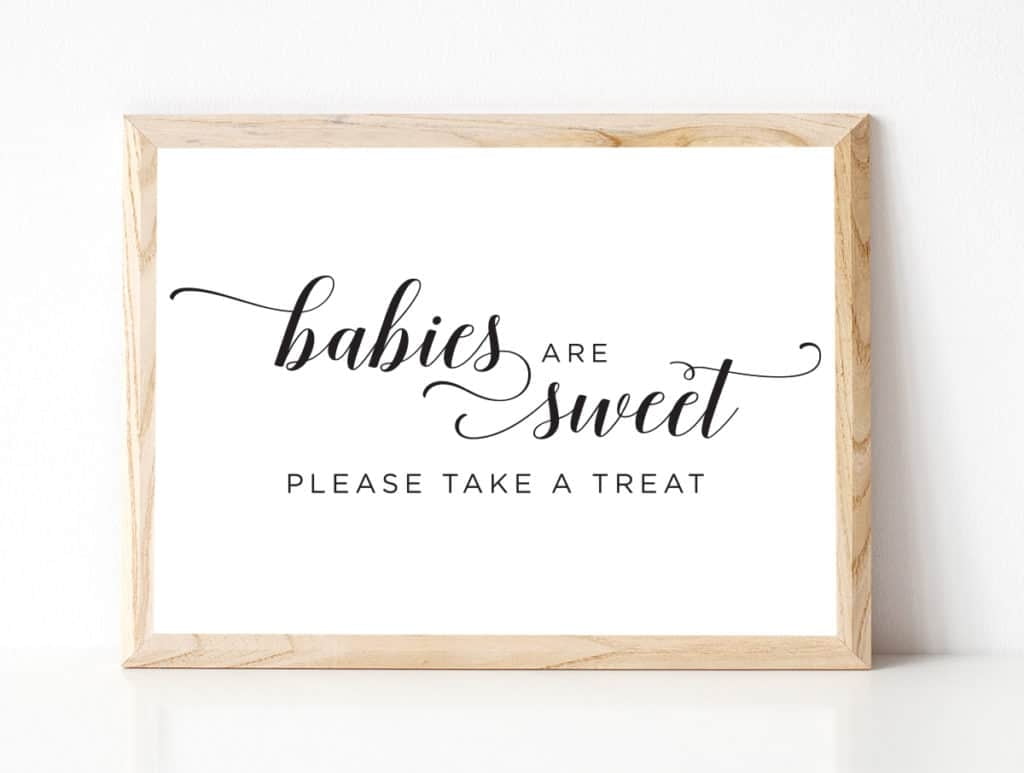 Baby Shower Signs Free Printables Instant Download
