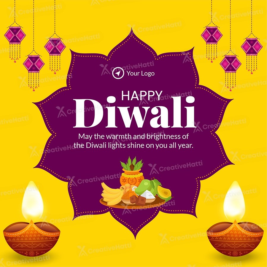 Happy Diwali Banner Printables
