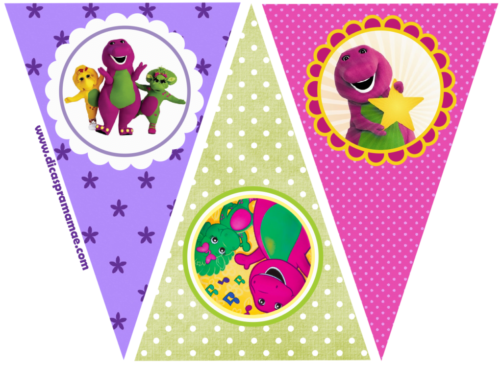 Barney Party Free Printable Mini Kit Barney Party Barney Birthday Party Barney Birthday