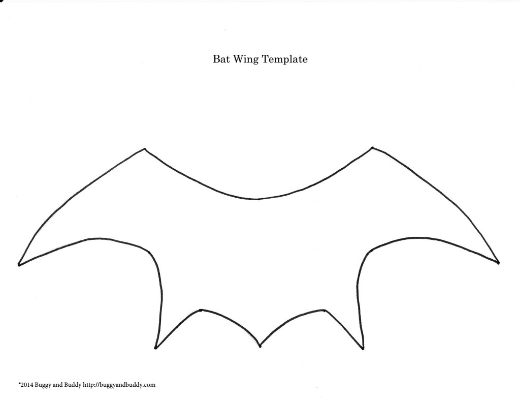 Bat Wing Template pdf Google Disk