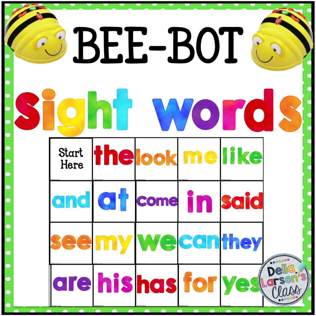 Bee Bot Mat Teaching Sight Words Della Larsen s Class