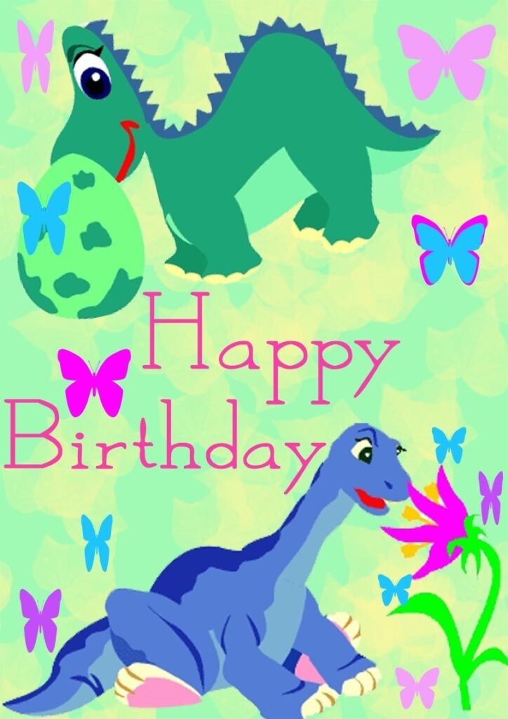 Birthday Card Printable Dinosaur Birthday Free Printable Birthday Cards