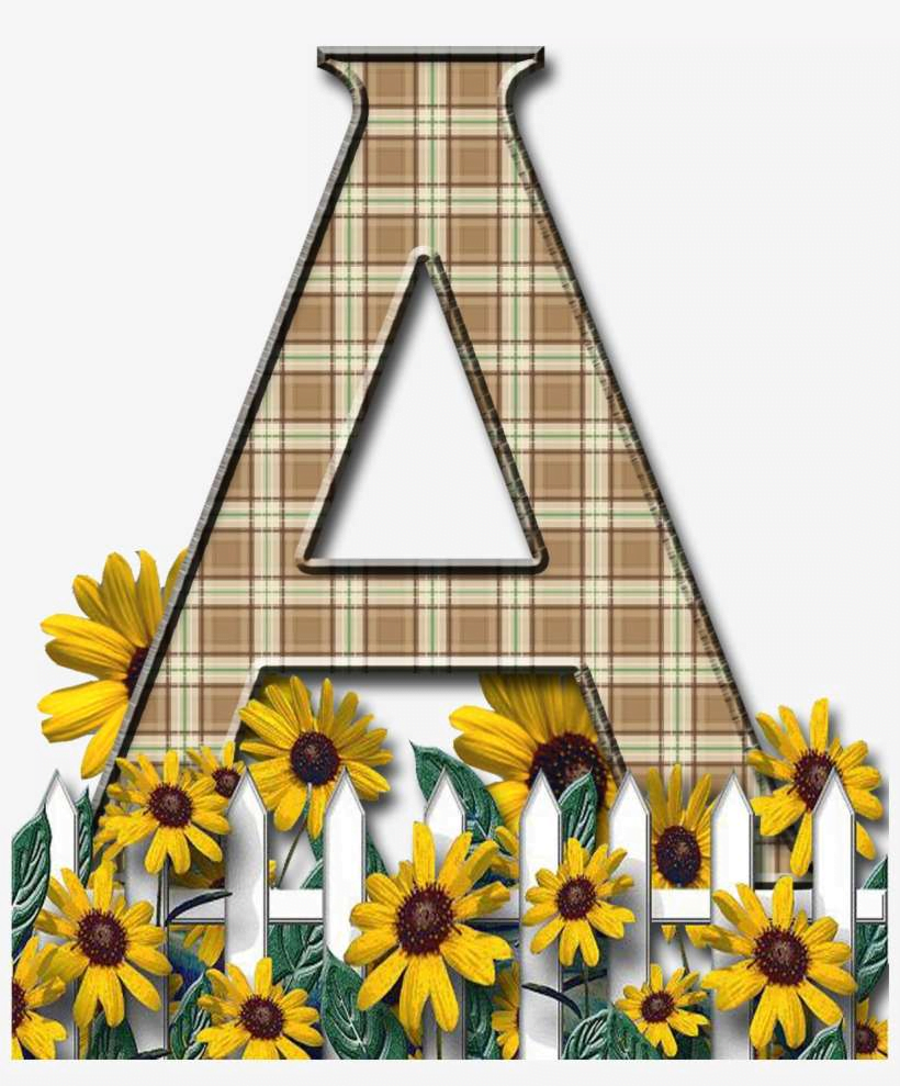 Capital Letter A Sunflwr Br Sunflower Happy Birthday Letter PNG Image Transparent PNG Free Download On SeekPNG