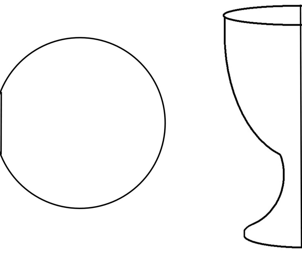 Chalice And Host Template Clip Art Library