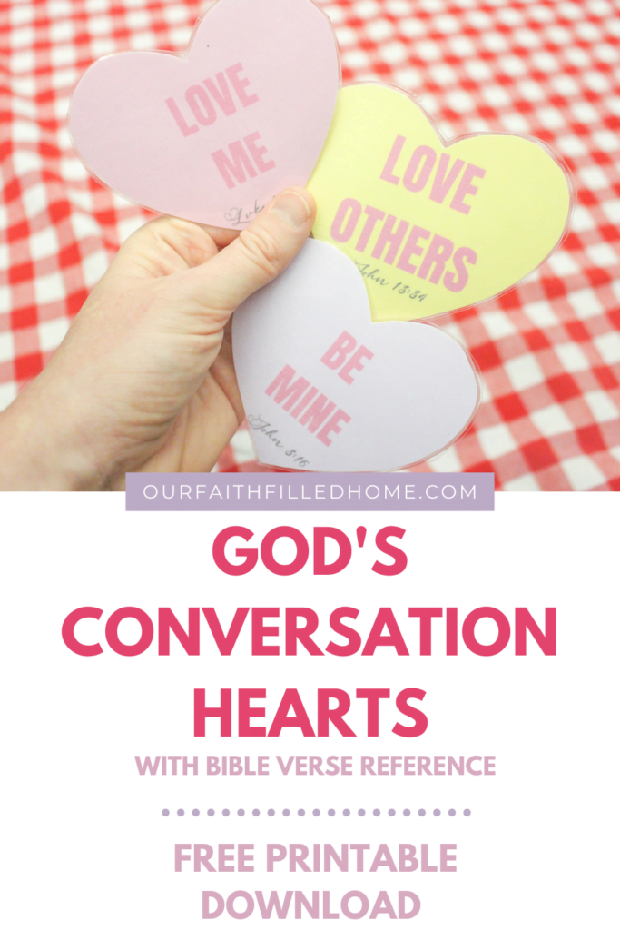 Christian Valentine s Day Activity God s Conversation Hearts Our Faith Filled Home