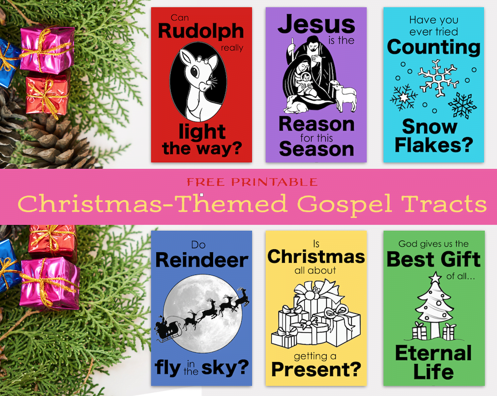 Christmas Themed Gospel Tracts Gospel Tracts Gospel Christmas Themes