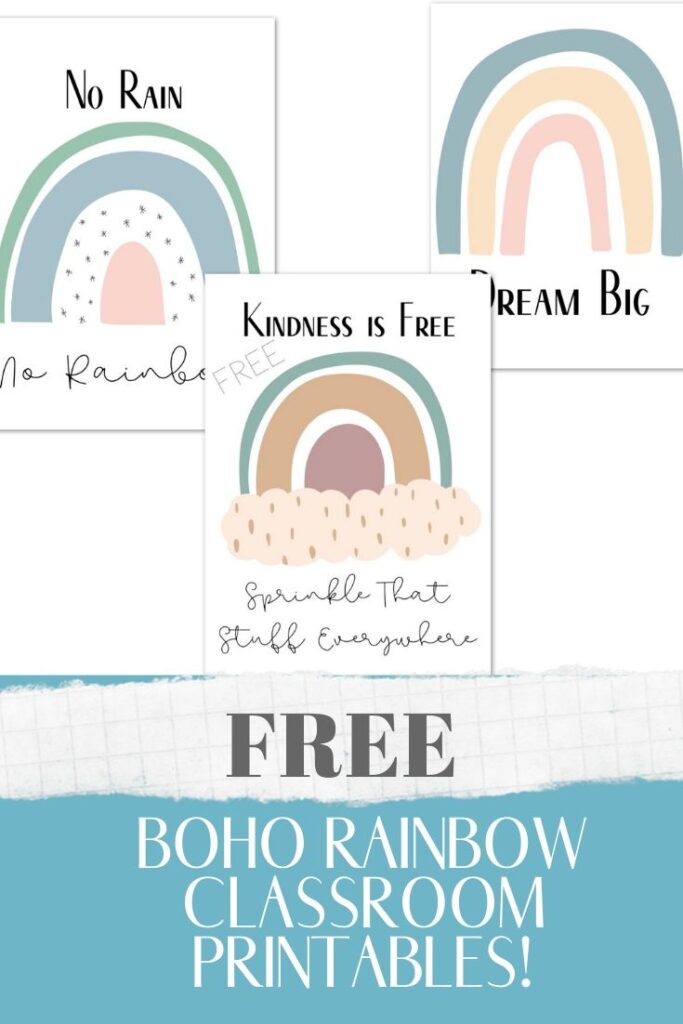 Classroom Printables Chaylor Mads Classroom Printables Free Classroom Printables Boho Rainbow Classroom