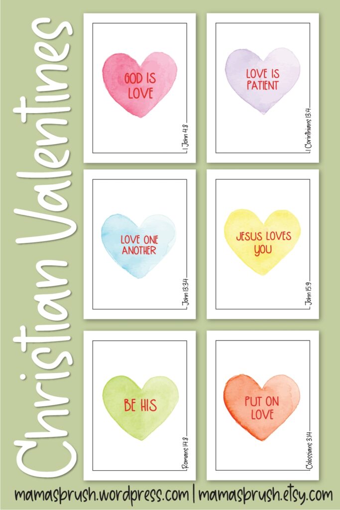 Conversation Hearts With Bible Truth For Valentine s Day Mama s Brush