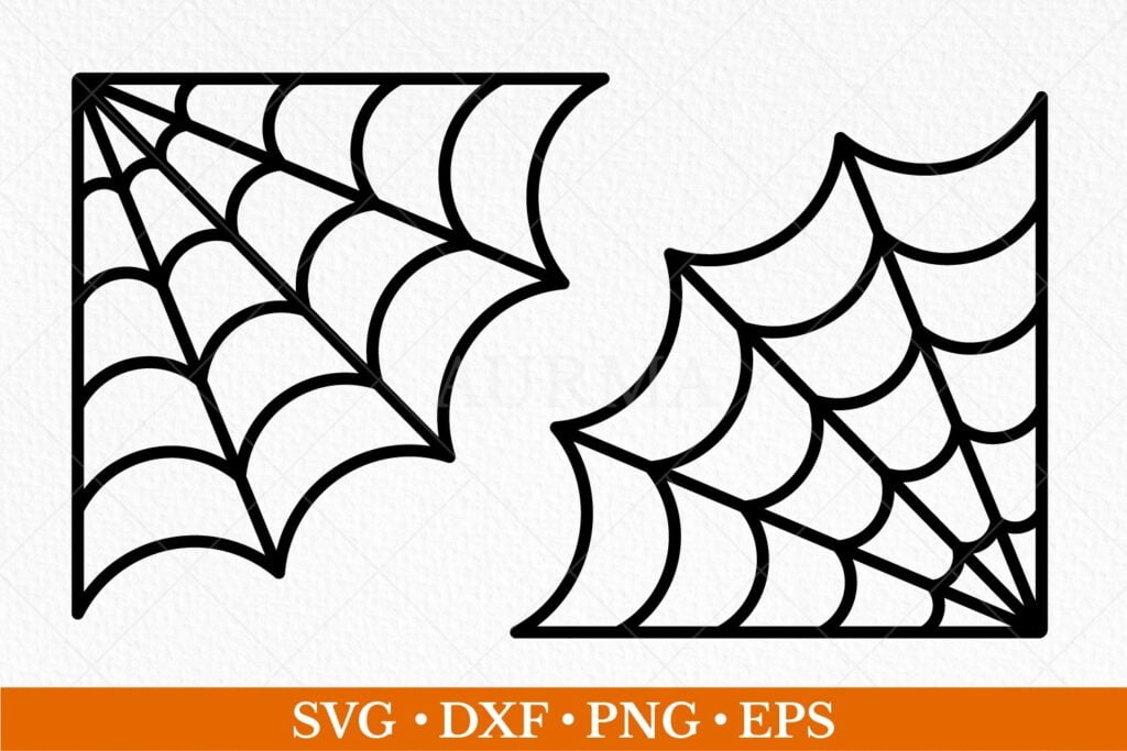 Corner Web Svg Corner Spider Web Svg Halloween 1490923 
