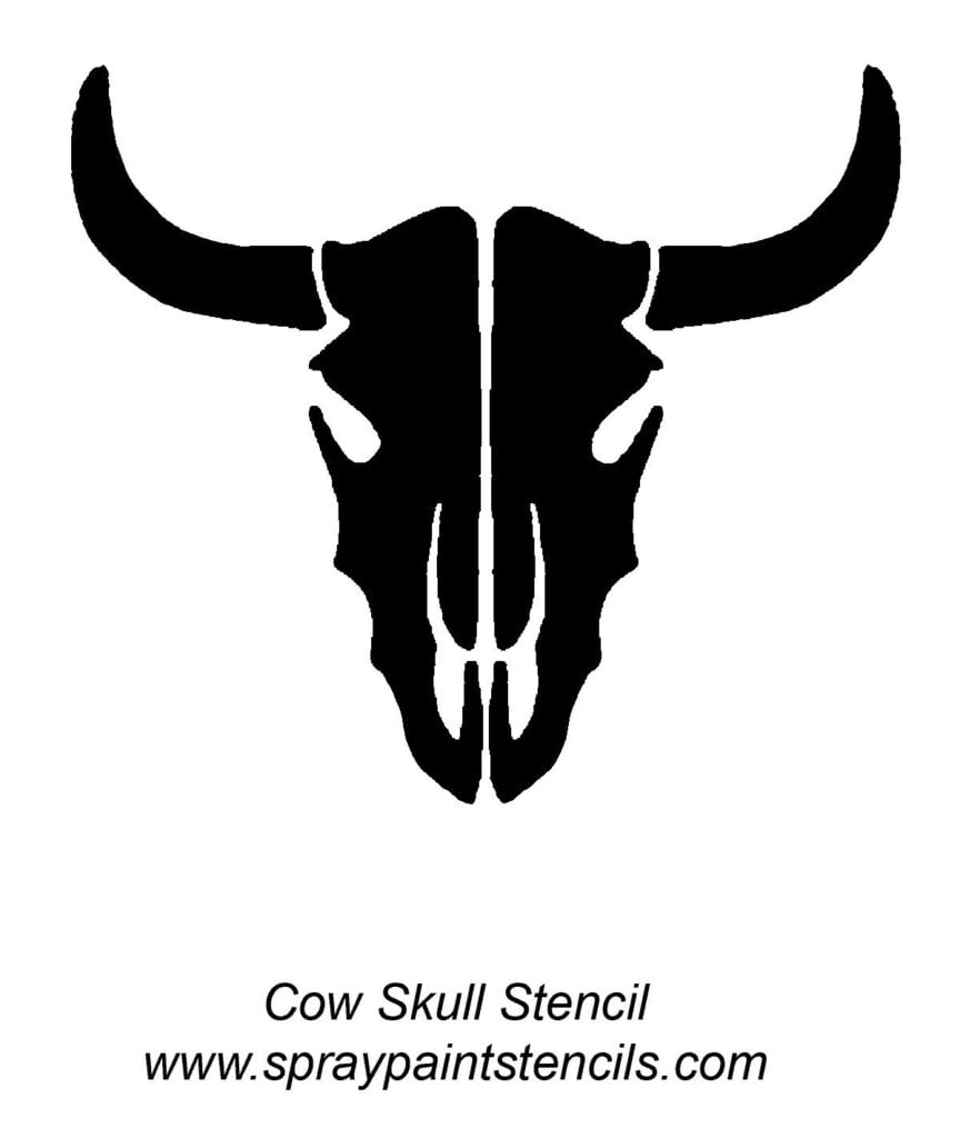 Cow Pumpkin Stencils Google Search Cr neos De Toro Silueta De Toro Stencil De Calavera