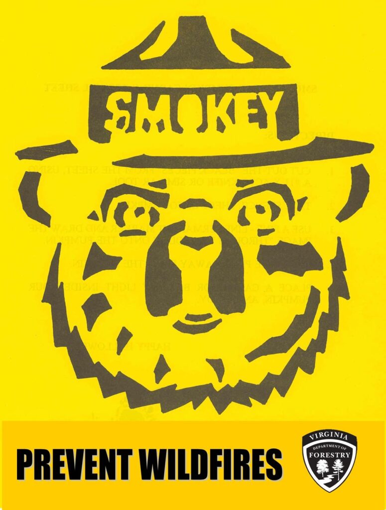 Create A Smokey Bear Jack O Lantern Wildfire Today
