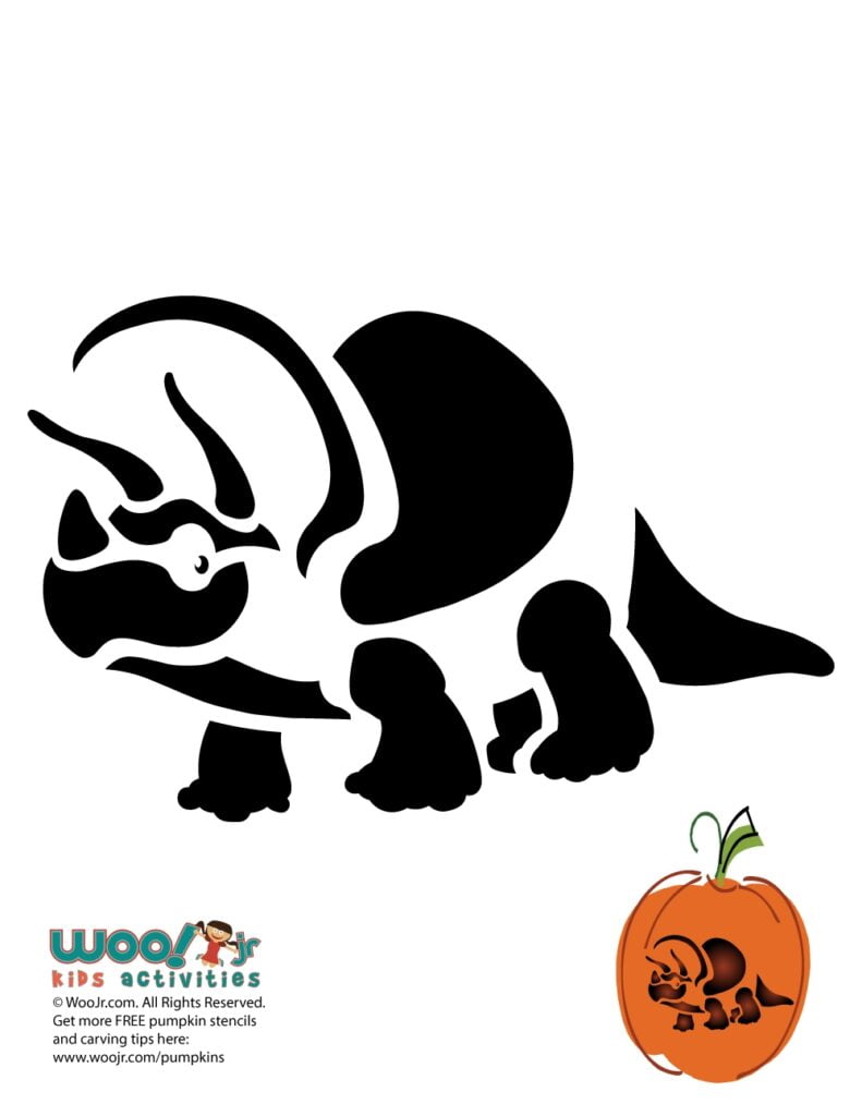 Dinosaur stencils 4 Woo Jr Kids Activities Children s Publishing