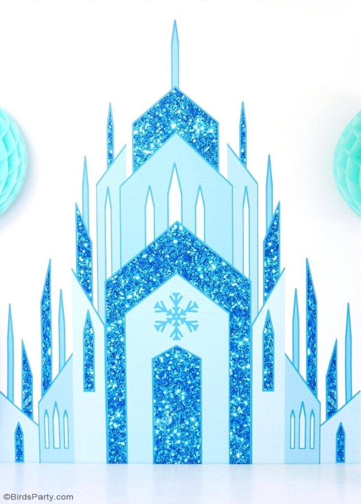 DIY Frozen Inspired Birthday Party Backdrop Party Ideas Party Printables Blog