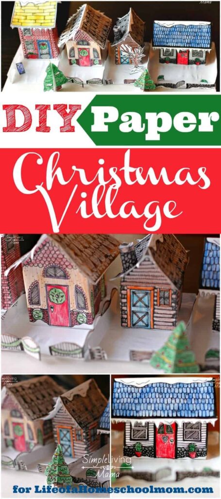 Printable Christmas Village Roads