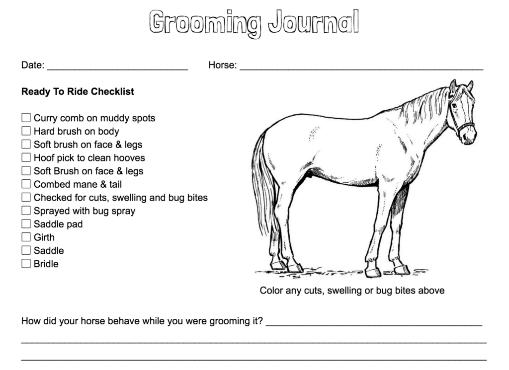Download Categories Activity Pages White Oak Stables