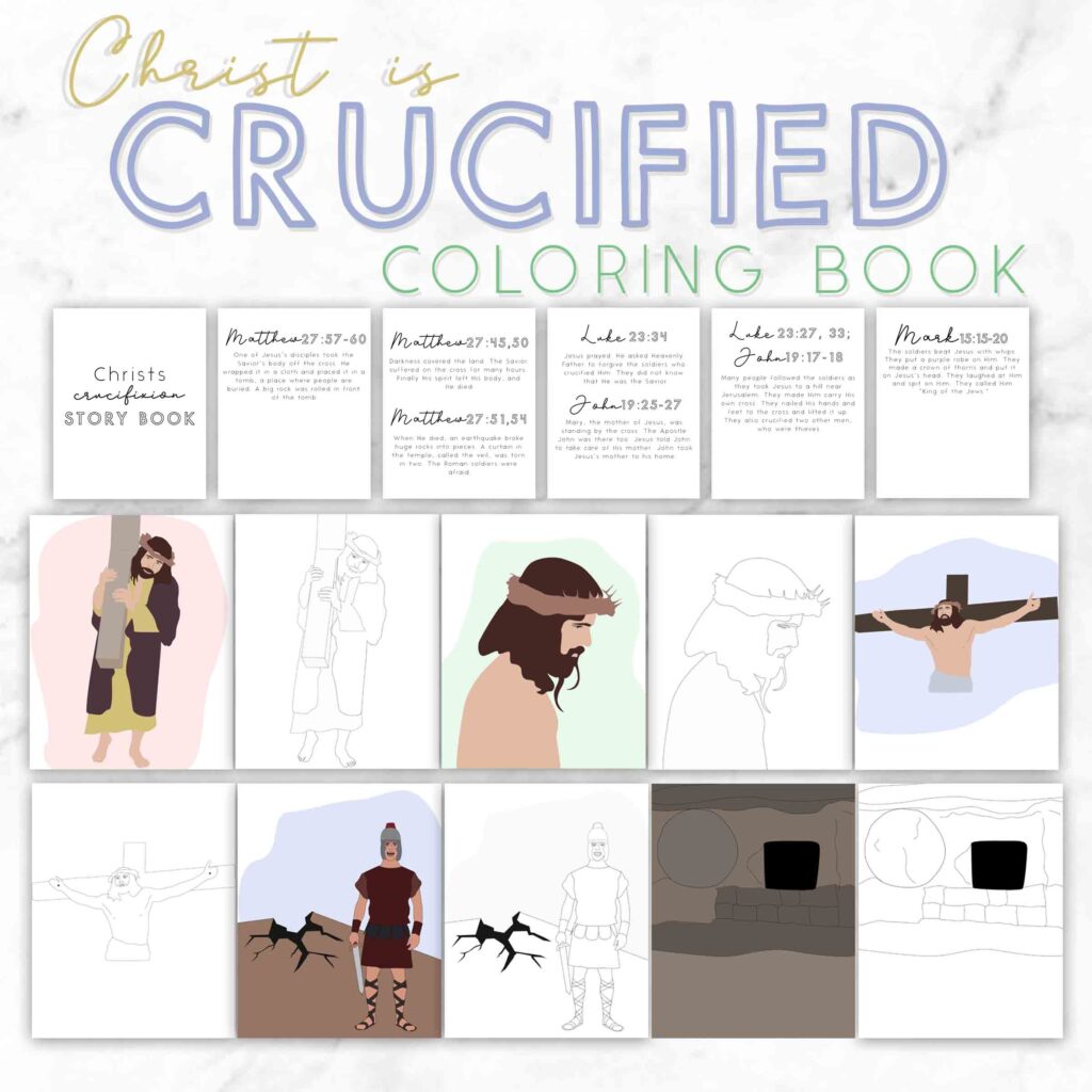 Printable Jesus Crucifixion Activities