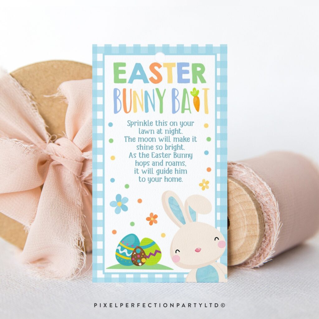 Editable Easter Bunny Bait Gift Tag Easter Bunny Food Gift Tag Etsy de