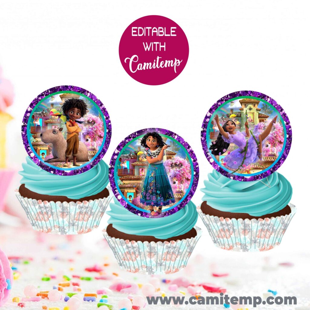 Encanto Cupcake Toppers Printable