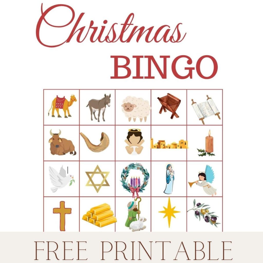 Family Christmas Bingo Game Printable Keeper Of Our Home
