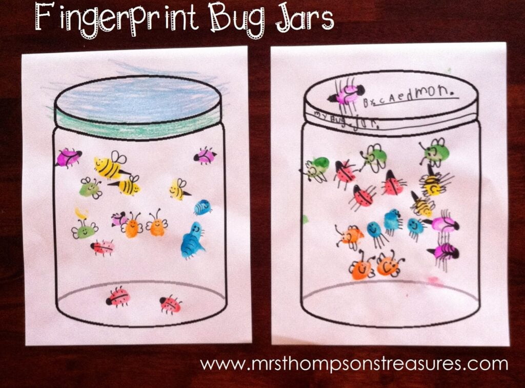 Fingerprint Bug Jars Mrs Thompson s Treasures