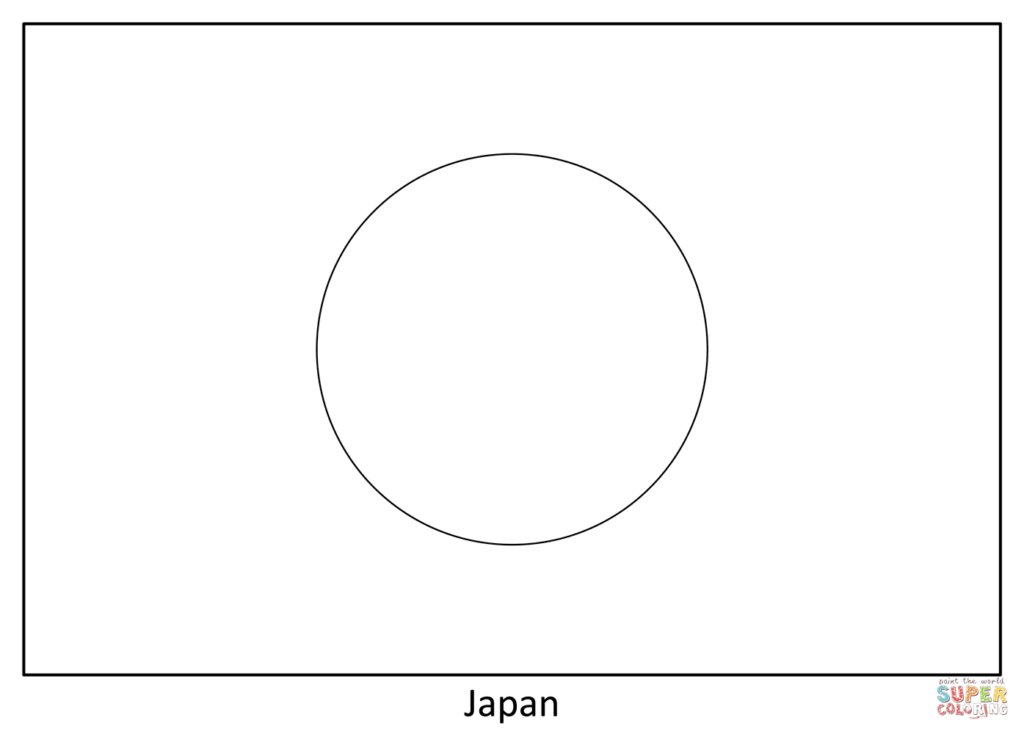 Printable Flag Of Japan