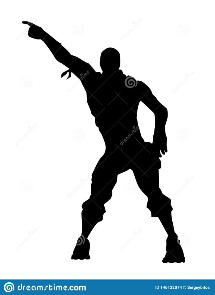 Fortnite Concept Dance Icon Stock Vector Illustration Of Isolated Sign 146132074