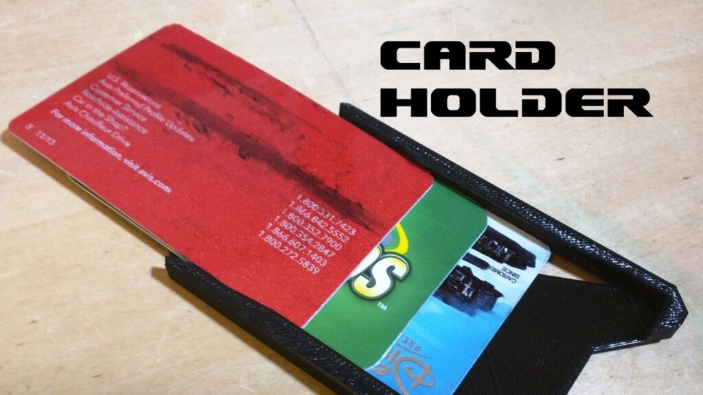 Free 3D File Credit Card Holder 3D Printer Model To Download Cults