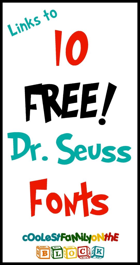 Free Dr Seuss Fonts links Dr Seuss Font Dr Seuss Classroom Seuss Classroom