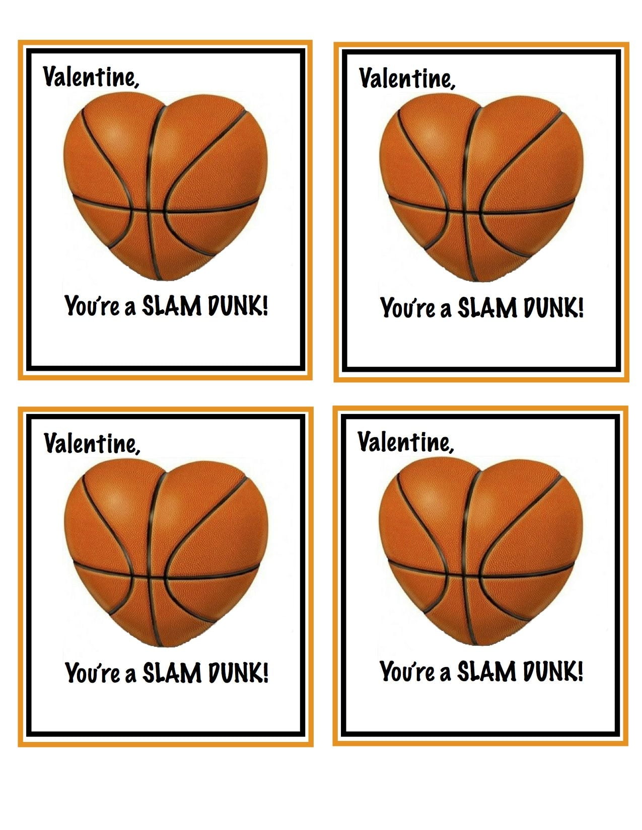 Free Printable Sports Valentines - Free Printable Templates