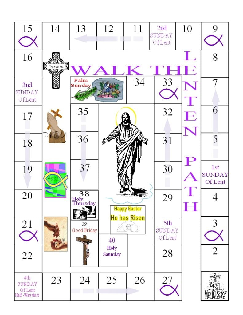 FREE Printable Calendars For Lent And Easter
