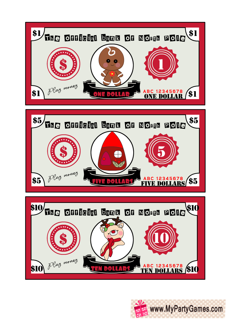 Free Printable Santa Money Free Printable Templates