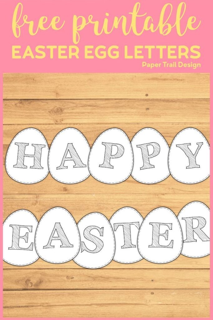 Happy Easter Banner Printable