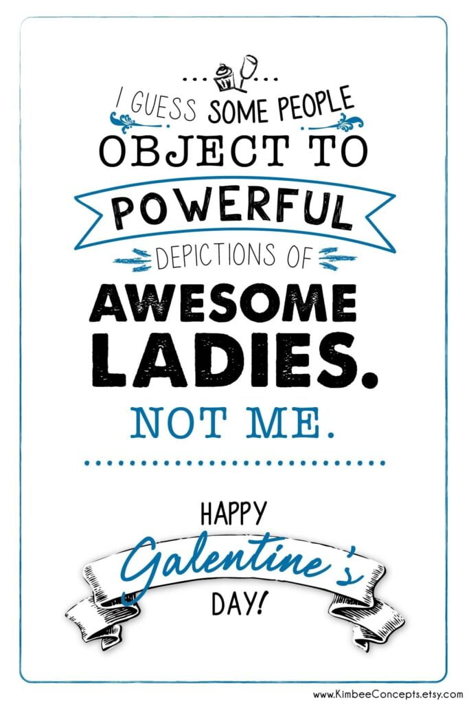 Free Printable Galentine s Day Cards For Your Lady Friends Galentines Free Printables Lady