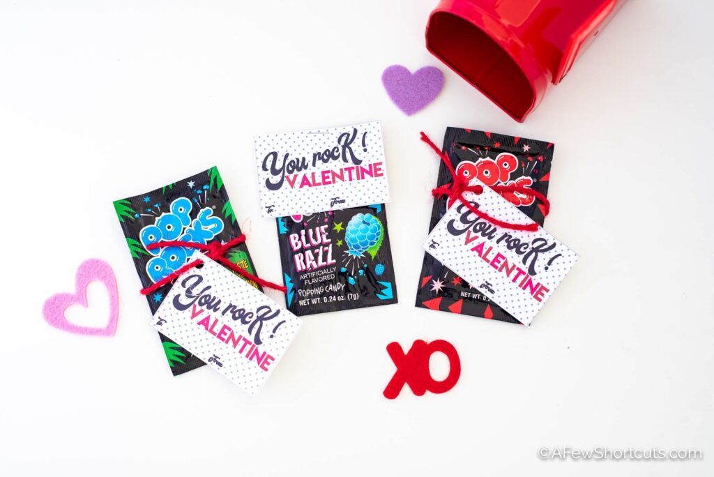 Free Printable Pop Rocks Valentines A Few Shortcuts