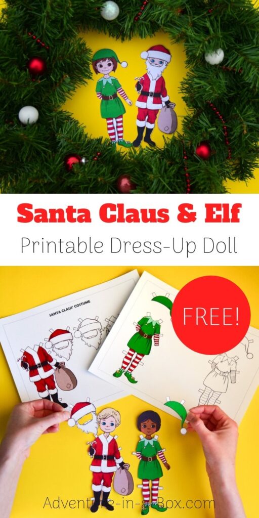 Free Printable Santa Claus Paper Doll