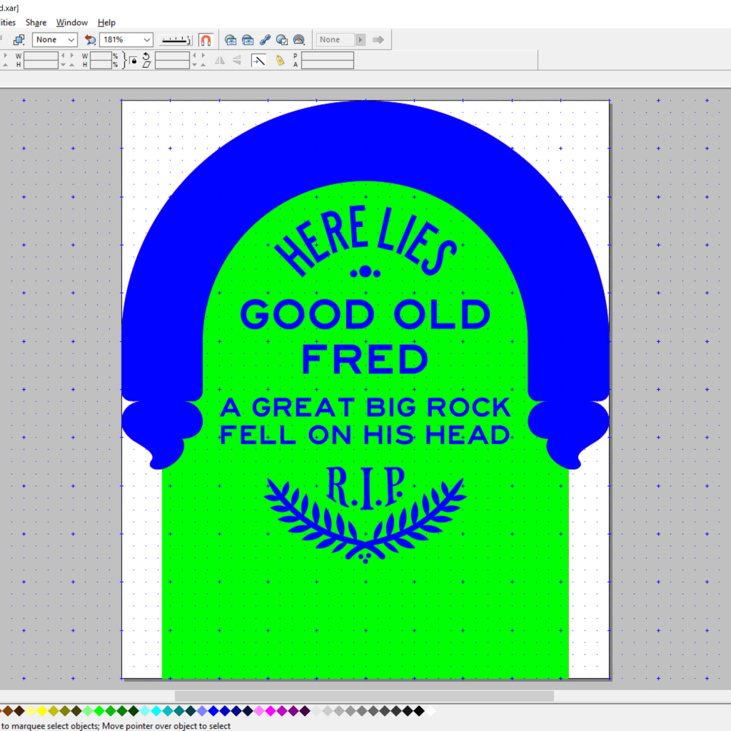 Free STL File 3D Haunted Mansion GOOD OLD FRED Tombstone Design To Download And 3D Print Cults